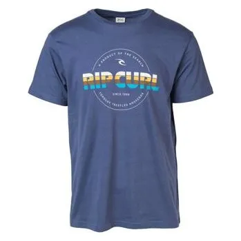 Pánské tričko Tričko Rip Curl BIGMAMA CIRCLE TEE Blue Indigo velikost L