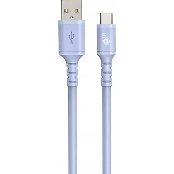 Datový kabel Kabel USB TB - USB typ C, 1 m, fialový