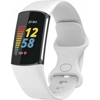 Řemínek na hodinky Řemínek RZAKcesoria pro Fitbit, 23 mm, bílý