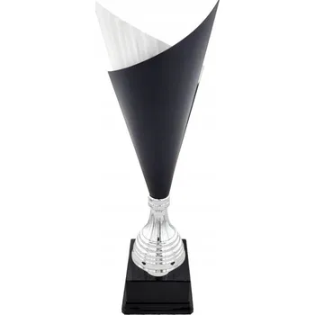 Černo-stříbrný kovový POHÁR 61 cm + GRAVÍROVÁNÍ DÁREK