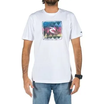 Pánské tričko Tričko Rip Curl WORN FLITER S/S TEE Optical White velikost XL