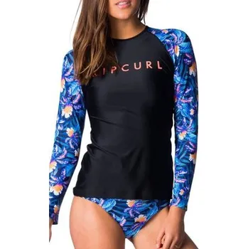 Dámské tričko Lykra Rip Curl TROPIC TRIBE RELAXED L/SL Navy velikost 12