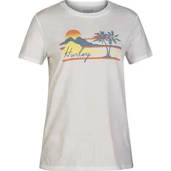 Tričko Hurley MELLOWIN PERFECT CREW White velikost XS