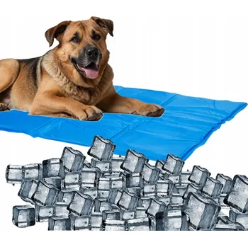 Pelíšek pro psa Chladicí gelová podložka pro psy Velká XXL Pelíšek na léto do horkých dnů 70 x 100 cm