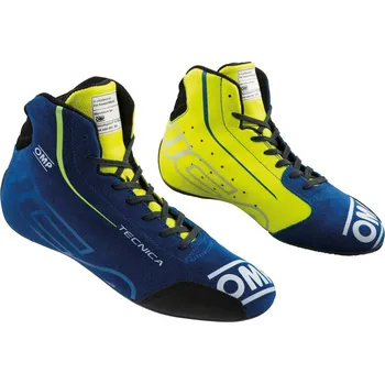 Sjezdové boty OMP Boty Tecnica My2025 Královská modř / Zářivá žlutá 40