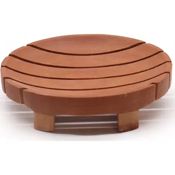 Mýdlenka AWM volně stojící Mýdlenka hnědá dřevěná