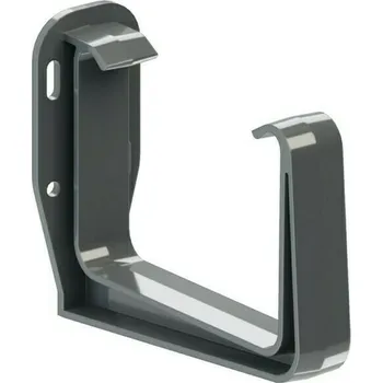 Hák čelový hranatý GuttaKROP PVC antracit