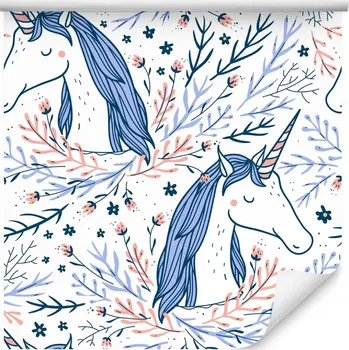 Fototapeta Tapeta pro děti - Jednorožci /1039065745