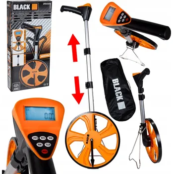 Měřící laser Měřicí kolečko Black 25005
