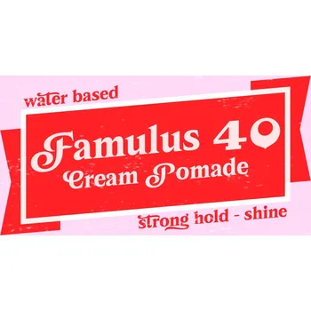 Stylingový přípravek Krémová vodní pomáda na vlasy - silná fixace + lesk - 125 ml - Famulus 40