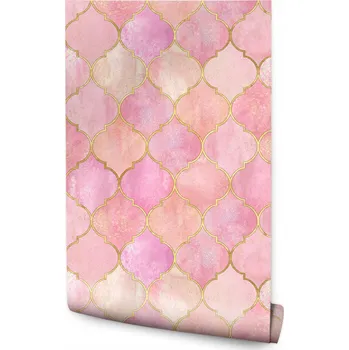 Tapeta Tapeta na zeď Růžová MAROCKÁ Ornamentální Vzor