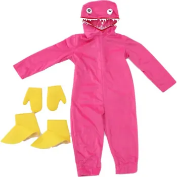 Karnevalový kostým Dětský kostým Huggy Wuggy a Kissy Missy Barva: Růžová, Velikost: L 130