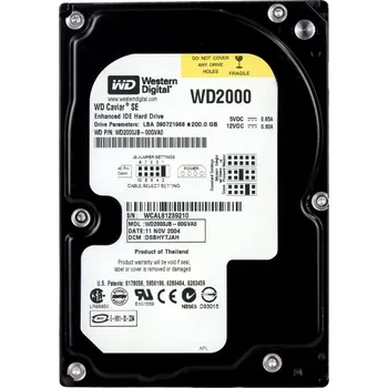 Interní pevný disk Pevný disk Western Digital Caviar 200GB PATA (IDE/ATA) 3,5"
