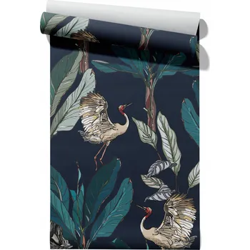 Tapeta Vliesová tapeta Jeřábi, tapeta v roli 50 cm x 6,1 m