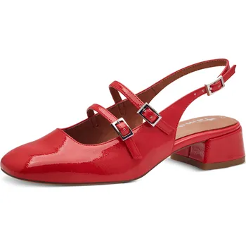 Dámské lodičky DÁMSKÉ LODIČKY TAMARIS 1-29510-44 524 ČERVENÁ Barva: Červená, Velikost: 41