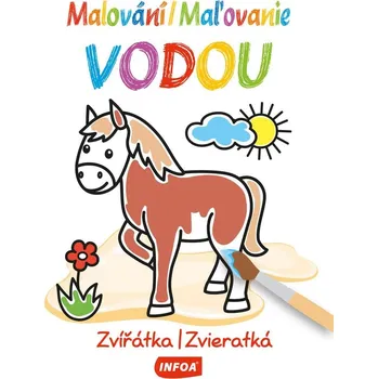 omalovánky Malování vodou / Maľovanie vodou - Zvířátka / Zvieratká