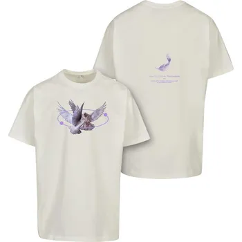 Pánské tričko Triko Mister Tee Vive la Liberte - krémové, L