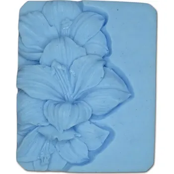 Mýdlo Ruční výroba ozdobné vonné glycerinové mýdlo - květiny, lilie