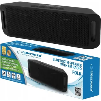 Bluetooth reproduktor Přenosný reproduktor Esperanza begli černý 3 W