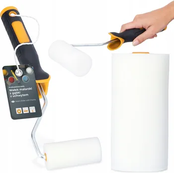 Váleček malířský pěnový 10 cm Náhradní pro malování nábytku Mini houbový DRŽÁK H0