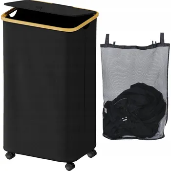 Koš na prádlo Volně stojící koš na prádlo Bedee 110 l černý