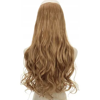 Příčesek Příčesek dlouhé syntetické vlasy tmavě blond Mawe dámské