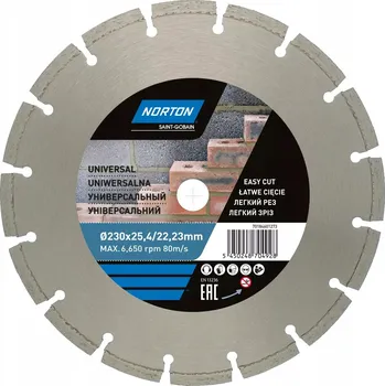 Řezný kotouč Diamantový kotouč univerzální 230 mm norton