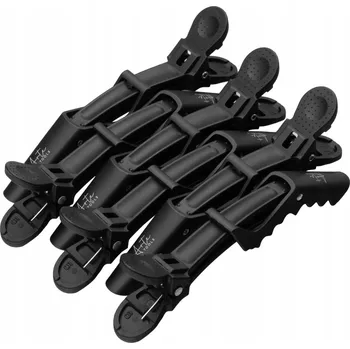 Skřipec do vlasů Shark Premium 6 ks černý