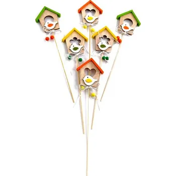 Hnízdní budka Budka s ptáčkem, 6 ks