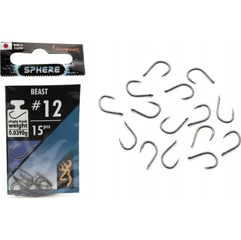 Rybářský háček Háčky na plováky s protihrotem Browning Sphere Beast 15 ks