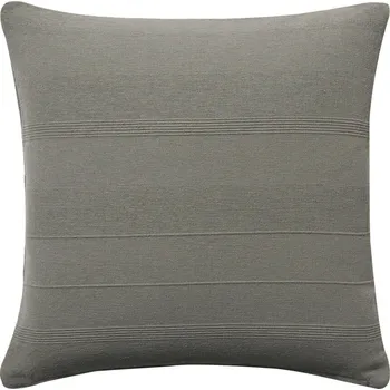 Povlak na dekorativní polštářek Blancheporte Sada 2 ručně tkaných povlaků na polštářky perlově šedá