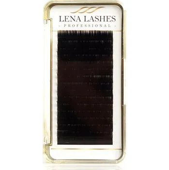 Umělé řasy Syntetické řasy Lena Lashes zakřivení D, tloušťka 0,05, délka 7 mm, černé