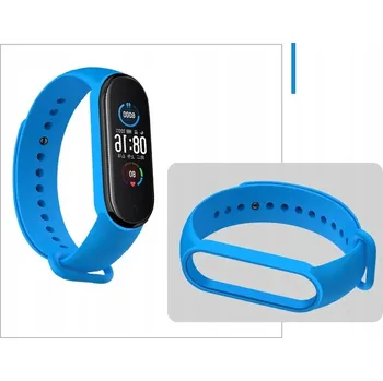 Řemínek na hodinky Řemínek Pásek pro Xiaomi Mi Band 5/6/7 Náhradní silikonový řemínek Tyrkysový