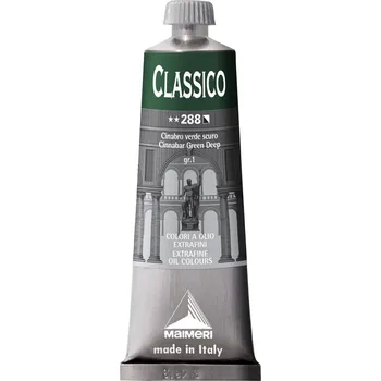 Olejová barva Maimeri Classico Olejová barva Cinnabar Green Deep 60 ml 1 ks
