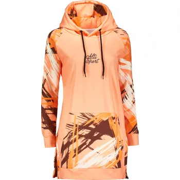 Dámská mikina Dámská funkční prodloužená mikina premium ALTISPORT VOJ/ALW039MI03 ORANŽOVÁ S