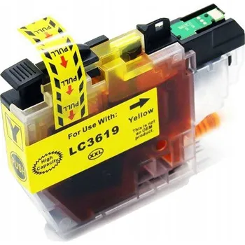 Žlutá inkoustová kazeta LC3619XL (20 ml) pro Brother MFC-J2330DW, MFC-J2730DW, J3530DW, J3930DW