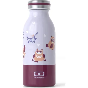 Termoska Monbento Cooly dětská termoláhev na pití 350 ml, purple owly, 47274108