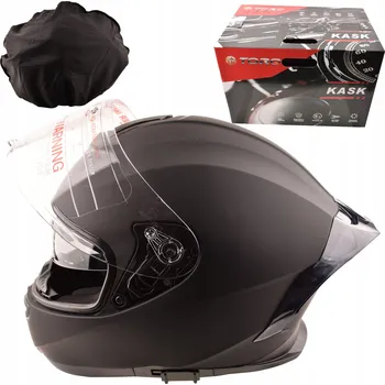 Helma na motorku Integrální helma TORQ-820 M matná černá | Clona | ECE 22.06 | Skútr Motocykl