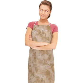 Kuchyňská zástěra Kuchyňská zástěra ADÉLA Hnědá BX12534 - zástěra 67x84 cm