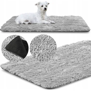 Pelíšek pro psa Pelíšek pro psa kočku Podložka Shaggy Měkký Plyšový Chlupáč 120x80 cm