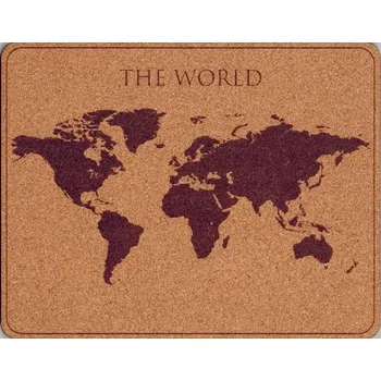 Podložka pod myš PODLOŽKA POD MYŠ MAPA SVĚTA 23 x 18