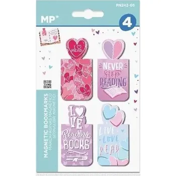 Set školních potřeb Zakładki magnetyczne Kocham czytać 4szt