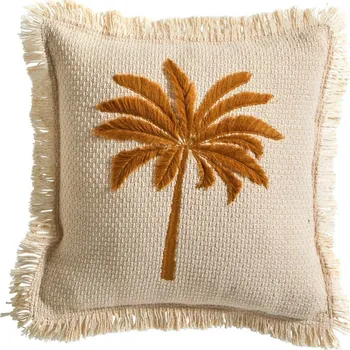 Polštář Blancheporte Polštář s výšivkou palem přírodní