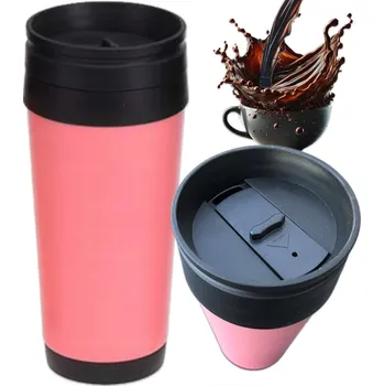 HRNEK NA KÁVU S SEBOU 450ML S VÍKEM NA CESTY