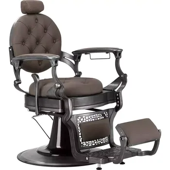 Kadeřnické křeslo Barbers křeslo NICCOLO hnědé