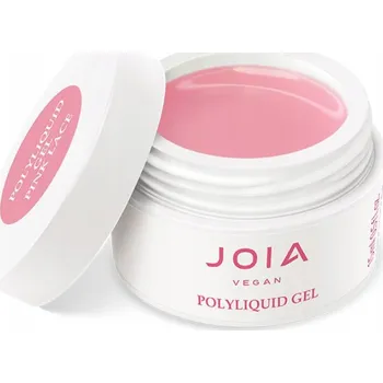 Lak na nehty JOIA veganský PolyLiquid Gel, Pink Lace, 15 ml