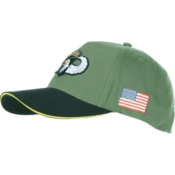 Kšiltovka Čepice Fostex Baseball 101st Airborne WWII - olivová