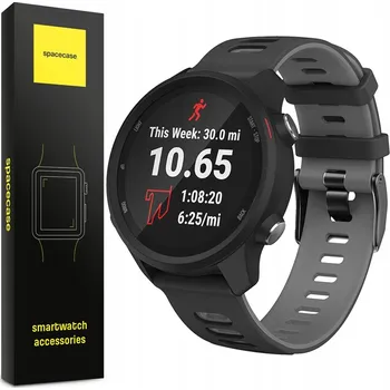 Řemínek na hodinky Řemínek Spacecase pro Polar, černý