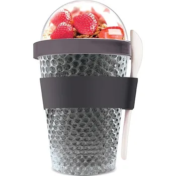 Termoska Asobu Termoska na jogurt a ovoce Chill Yo2Go (barva: Černá)