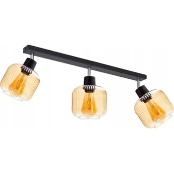 STROPNÍ SVÍTIDLO STROPNÍ SVÍTIDLO STROPNÍ SKLENĚNÉ STÍNIDLO SUD PRUHY E27 JANTAROVÁ